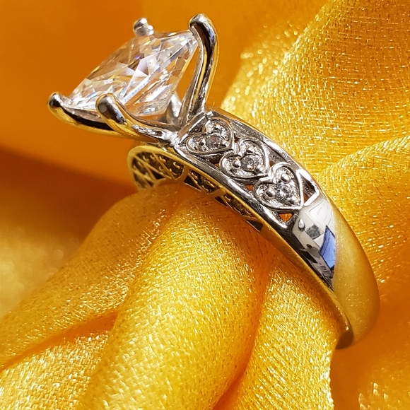 Princess cut diamond simulant size 5.5 - Picture 5 of 5